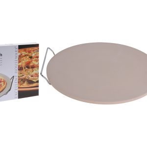 Kamień do pizzy ze stojakiem 35 cm 57784 Kamień do pizzy ze stojakiem 35 cm 57784