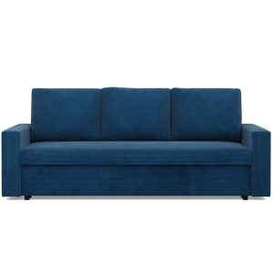 Kanapa 3 osobowa, BLOM, sztruks, 220x92x92 cm, granatowy | TYLETEGOTU 773349 Kanapa 3 osobowa, BLOM, sztruks, 220x92x92 cm, granatowy | TYLETEGOTU 773349