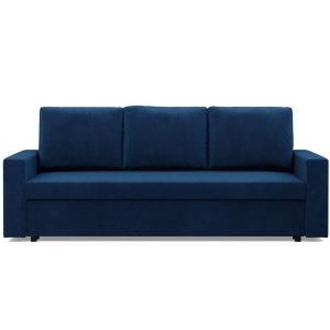 Kanapa 3 osobowa, BLOM, velvet, 220x92x92 cm, granatowy | TYLETEGOTU 773332 Kanapa 3 osobowa, BLOM, velvet, 220x92x92 cm, granatowy | TYLETEGOTU 773332