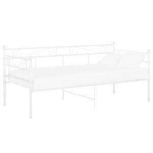Kanapa Biały Metal vidaXL 503508 Kanapa Biały Metal vidaXL 503508