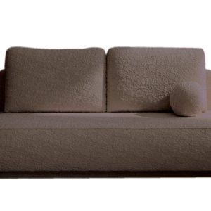 Kanapa brązowa w stylu minimalistycznym z funkcją rozkładania COMFY 986815 Kanapa brązowa w stylu minimalistycznym z funkcją rozkładania COMFY 986815