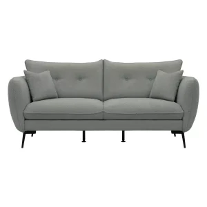 Kanapa Cara 3 osobowa Szara Duża Sofa Japandi Salon Nowoczesna + Poduszki 1078233