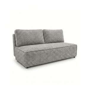Kanapa FORANO z funkcją spania pojemnik mała sofa gruby sztruks jasny szary 1101441 Kanapa FORANO z funkcją spania pojemnik mała sofa gruby sztruks jasny szary 1101441