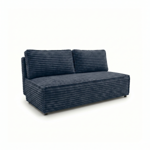Kanapa FORANO z funkcją spania pojemnik mała sofa gruby sztruks niebieski 1101417 Kanapa FORANO z funkcją spania pojemnik mała sofa gruby sztruks niebieski 1101417