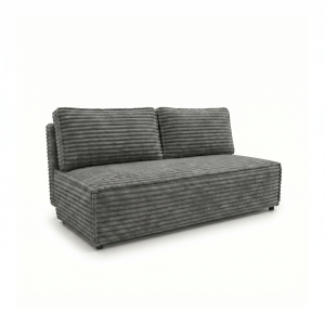 Kanapa FORANO z funkcją spania pojemnik sofa gruby sztruks ciemny szary 1101444 Kanapa FORANO z funkcją spania pojemnik sofa gruby sztruks ciemny szary 1101444