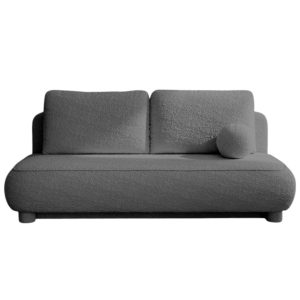 Kanapa grafitowa bez podłokietników z funkcją spania COMFY 986814 Kanapa grafitowa bez podłokietników z funkcją spania COMFY 986814