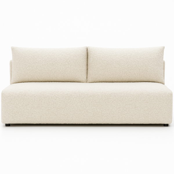 Kanapa LUNO z funkcją spania – Boucle, sofa do salonu quelle 02 728118