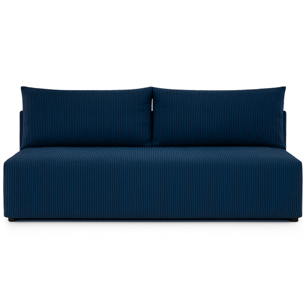 Kanapa LUNO z funkcją spania–sztruksowa sofa do salonu poso 05 728119