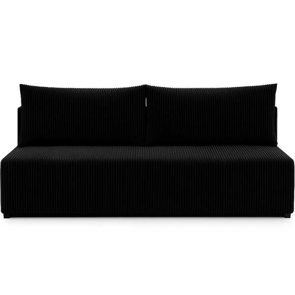 Kanapa LUNO z funkcją spania–sztruksowa sofa do salonu poso 135 728121