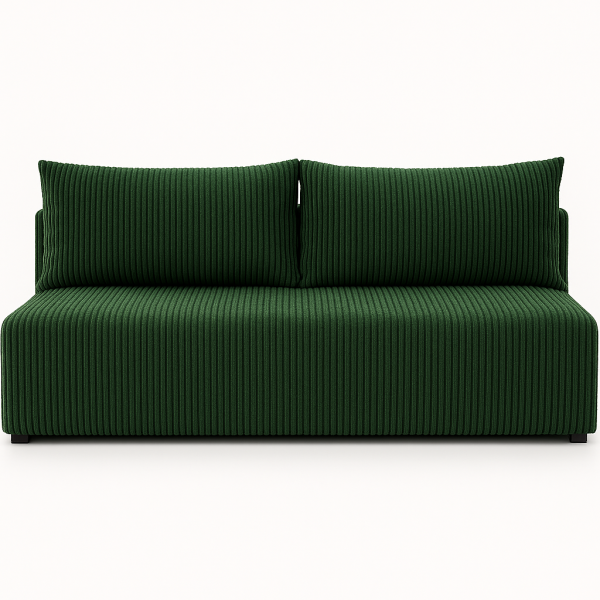 Kanapa LUNO z funkcją spania–sztruksowa sofa do salonu poso 14 728111