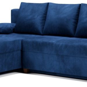 Kanapa Narożna Narożnik z Funkcją Spania + Pojemnik Mini Lux 2 Granat Lewy 659447 Kanapa Narożna Narożnik z Funkcją Spania + Pojemnik Mini Lux 2 Granat Lewy 659447