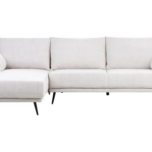 Kanapa narożnik prawostronny złamana biel 598774 Kanapa narożnik prawostronny złamana biel 598774