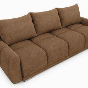 Kanapa pikowana funkcja spania sofa rozkładana wersalka Honey 3 Cappuccino 1004100 Kanapa pikowana funkcja spania sofa rozkładana wersalka Honey 3 Cappuccino 1004100