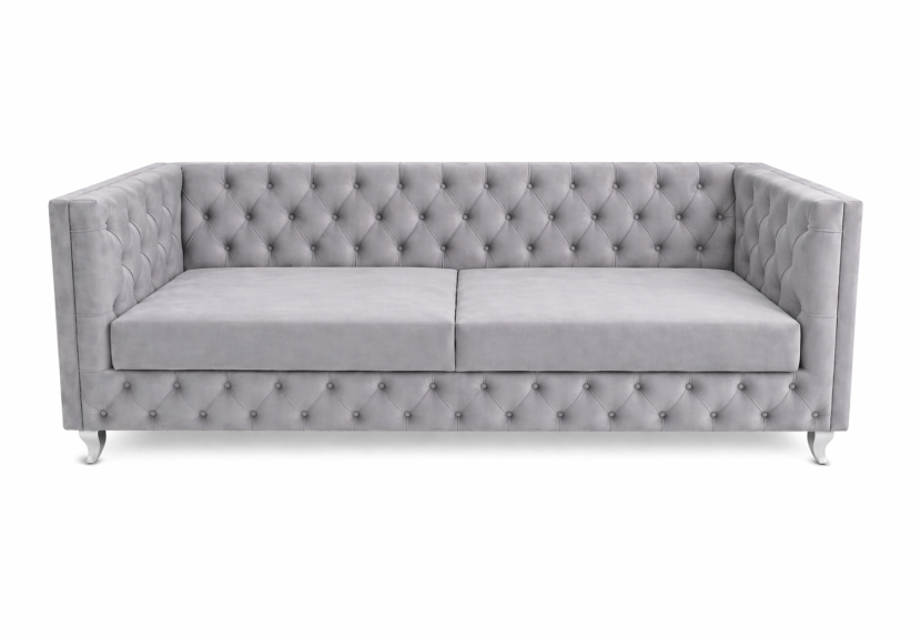 Kanapa pikowana sofa w stylu glamour Lendoro 1037318