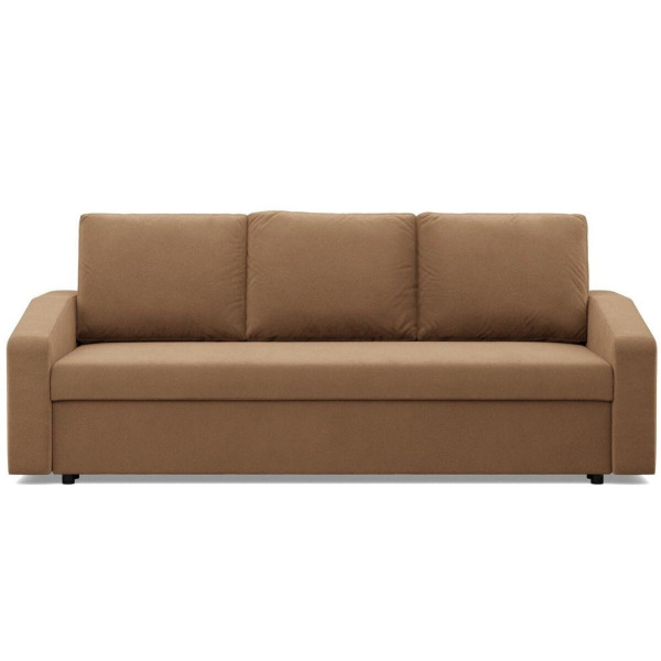 Kanapa rozkładana, BLOM, Mikrofaza, 220x92x85 cm, cappuccino | TYLETEGOTU 773374