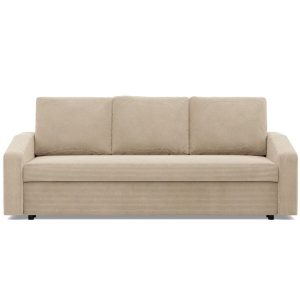Kanapa rozkładana, BLOM, sztruks, 220x92x92 cm, beżowy | TYLETEGOTU 773339 Kanapa rozkładana, BLOM, sztruks, 220x92x92 cm, beżowy | TYLETEGOTU 773339