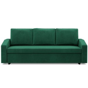 Kanapa rozkładana, BLOM, velvet, 220x92x92, butelkowa zieleń | TYLETEGOTU 773344 Kanapa rozkładana, BLOM, velvet, 220x92x92, butelkowa zieleń | TYLETEGOTU 773344
