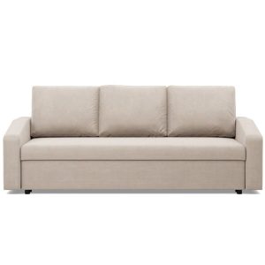 Kanapa rozkładana, BLOM, velvet, 220x92x92 cm, beżowy | TYLETEGOTU 773350 Kanapa rozkładana, BLOM, velvet, 220x92x92 cm, beżowy | TYLETEGOTU 773350