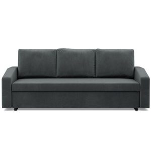Kanapa rozkładana, BLOM, velvet, 220x92x92 cm, ciemny szary | TYLETEGOTU 773371 Kanapa rozkładana, BLOM, velvet, 220x92x92 cm, ciemny szary | TYLETEGOTU 773371