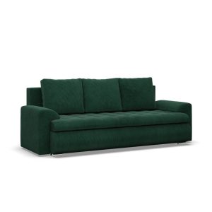 Kanapa rozkładana, Bosco, sztruks, 222x96x92 cm, zieleń 435520 Kanapa rozkładana, Bosco, sztruks, 222x96x92 cm, zieleń 435520