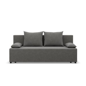 Kanapa rozkładana funkcja spania pojemnik elegancka Ciemnoszara 542865 Kanapa rozkładana funkcja spania pojemnik elegancka Ciemnoszara 542865