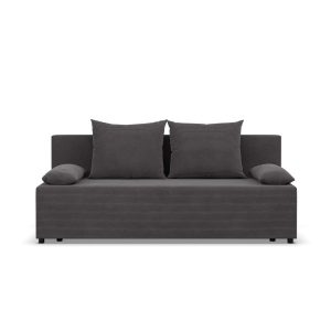 Kanapa rozkładana funkcja spania pojemnik ergonomiczna Ciemnoszara 542846 Kanapa rozkładana funkcja spania pojemnik ergonomiczna Ciemnoszara 542846