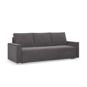 Kanapa rozkładana, sztruks, Union, 220x95x92 cm, ciemny szary 667618 Kanapa rozkładana, sztruks, Union, 220x95x92 cm, ciemny szary 667618