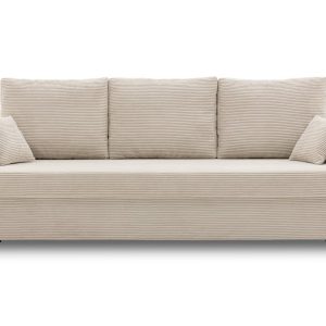 Kanapa rozkładana z funkcją spania, beżowy, kremowy DORMA 217845 Kanapa rozkładana z funkcją spania, beżowy, kremowy DORMA 217845