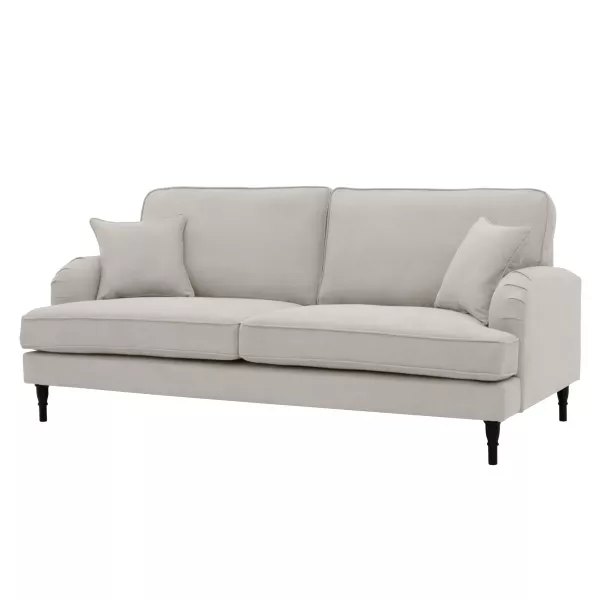 Kanapa Rupert 3-osobowa Angielska Welur Wygodna Sofa Salon + Poduszki 1069540