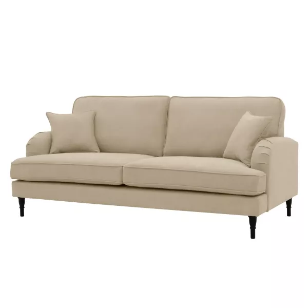 Kanapa Rupert 3-osobowa Angielska Welur Wygodna Sofa Salon + Poduszki 1069536