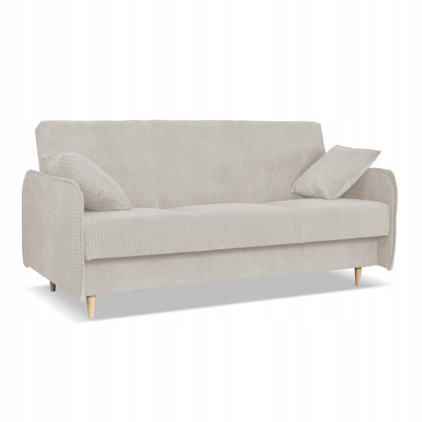 Kanapa sofa Alvo rozkładana wersalka funkcja spania pojemnik Family szara 701628