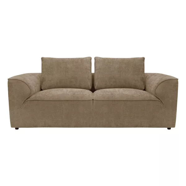 Kanapa Sofa Amado 3 osobowa Beżowa Welur Szenil Premium Salon Nowoczesna 1078229