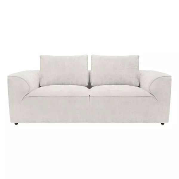 Kanapa Sofa Amado 3 osobowa Kremowa Welur Szenil Premium Salon Nowoczesna 1078242