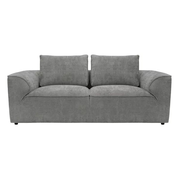 Kanapa Sofa Amado 3 osobowa Szara Welur Szenil Premium Salon Nowoczesna 1078240