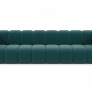 Kanapa, sofa czteroosobowa Grand, tkanina welurowa Salvador, Lazurowy 900622 Kanapa, sofa czteroosobowa Grand, tkanina welurowa Salvador, Lazurowy 900622