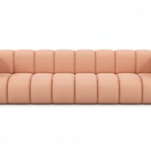 Kanapa, sofa czteroosobowa Grand, tkanina welurowa Salvador, Różowy 900619 Kanapa, sofa czteroosobowa Grand, tkanina welurowa Salvador, Różowy 900619