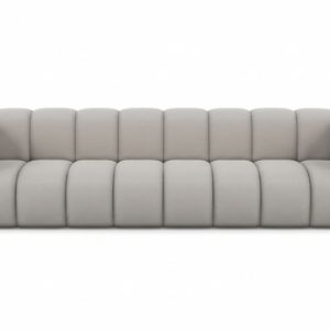 Kanapa, sofa czteroosobowa Grand, tkanina welurowa Salvador, Szary 900602 Kanapa, sofa czteroosobowa Grand, tkanina welurowa Salvador, Szary 900602