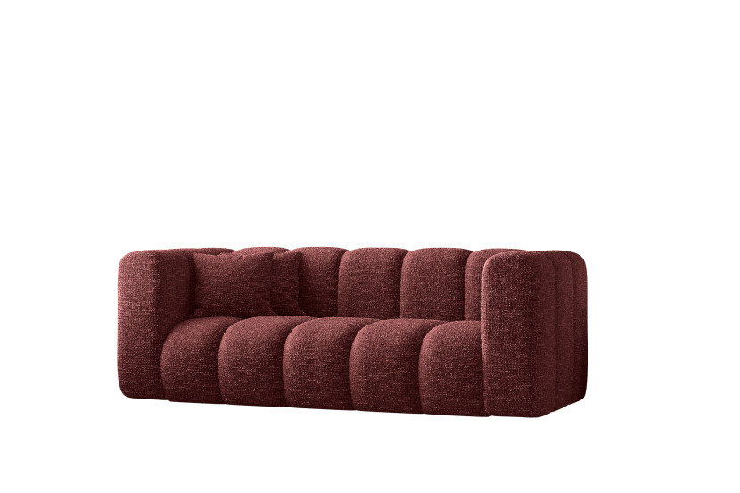 Kanapa, sofa, sofa dwuosobowa Grand Modułowa tkanina Haga Burgundowy 570396
