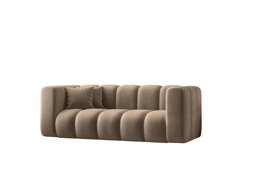 Kanapa, sofa, sofa dwuosobowa Grand Modułowa tkanina Salvador Ciemnobeżowy 570393