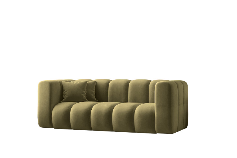 Kanapa, sofa, sofa dwuosobowa Grand Modułowa tkanina Salvador Oliwkowy 570394