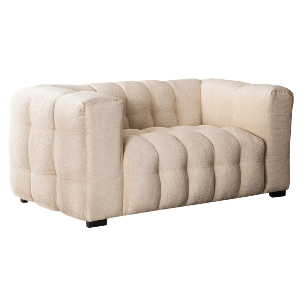 Kanapa Sofa Glamour 2 Osobowa Do Salonu Wygodna Kremowa MODERNO 2S 799795