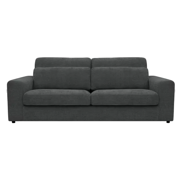 Kanapa Sofa Ibiza 3 osobowa Ciemna Szara Duża Nowoczesna Komfortowa 1078241