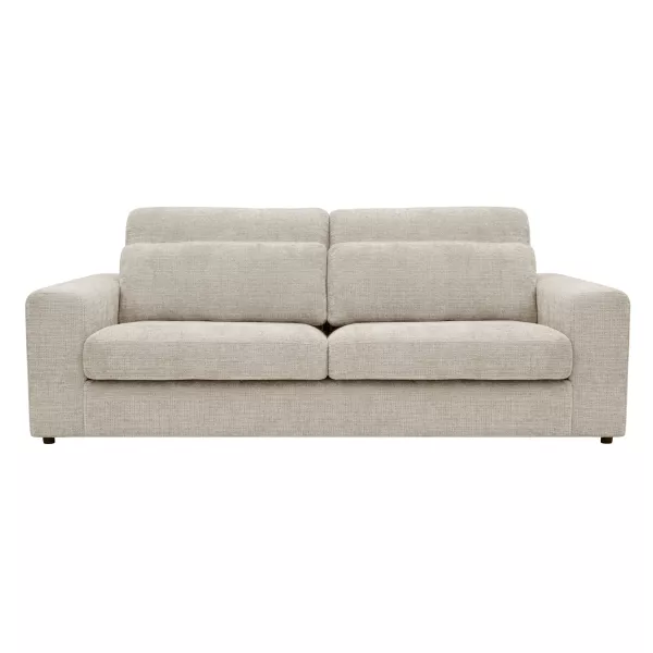 Kanapa Sofa Ibiza 3 osobowa Taupe Szaro Brązowa Salon Duża Nowoczesna 1078235