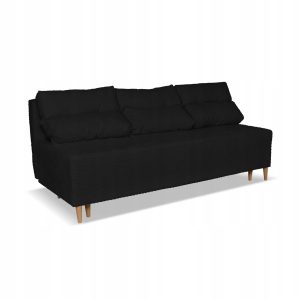 Kanapa sofa KIMO f. spania pojemnik Family Meble Twisster czarna sztruks 708069 Kanapa sofa KIMO f. spania pojemnik Family Meble Twisster czarna sztruks 708069