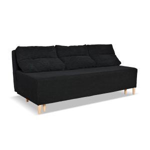 Kanapa sofa KIMO funkcja spania pojemnik Family Meble Anafi czarna sztruks 708077 Kanapa sofa KIMO funkcja spania pojemnik Family Meble Anafi czarna sztruks 708077