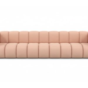 Kanapa, sofa pięcioosobowa Grand, tkanina welurowa Salvador, Różowy 900613 Kanapa, sofa pięcioosobowa Grand, tkanina welurowa Salvador, Różowy 900613