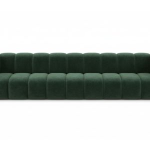 Kanapa, sofa pięcioosobowa Grand, tkanina welurowa Salvador, Zielony 900600 Kanapa, sofa pięcioosobowa Grand, tkanina welurowa Salvador, Zielony 900600