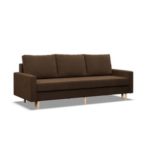 Kanapa, sofa rozkładana z funkcją spania brązowa 285636 Kanapa, sofa rozkładana z funkcją spania brązowa 285636