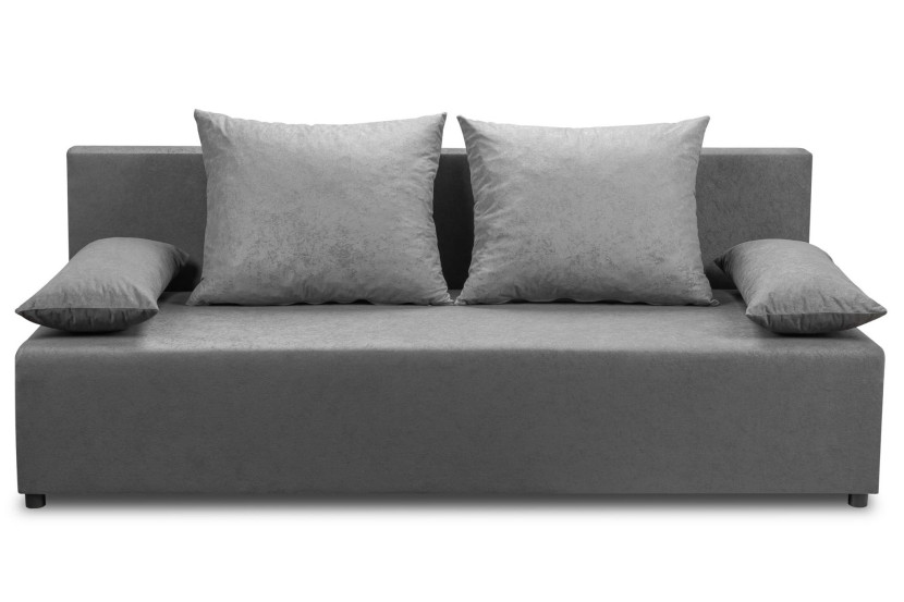 Kanapa sofa rozkładana ze sprężynami bonell BS10 PLUS Szara 195464