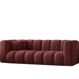 Kanapa, sofa, sofa trzyosobowa Grand Modułowa tkanina Haga Burgundowy 570386 Kanapa, sofa, sofa trzyosobowa Grand Modułowa tkanina Haga Burgundowy 570386